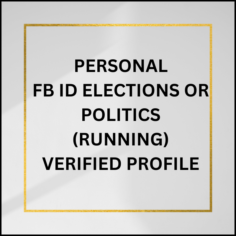 ELECTIONS OR POLITICS(RUNNING) VERIFIED PROFILE